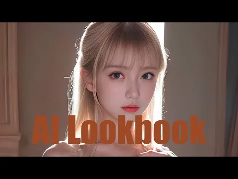 [4K] AI 룩북, AI Lookbook , 화이트 시스루 슬립 룩북