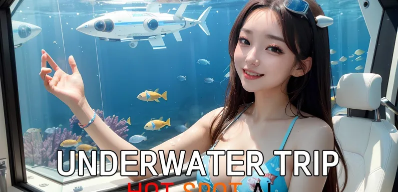 AI Beauty Girl – Underwater Bikini Trip – AI Art – 4K AI Lookbook – AI Girlfriend
