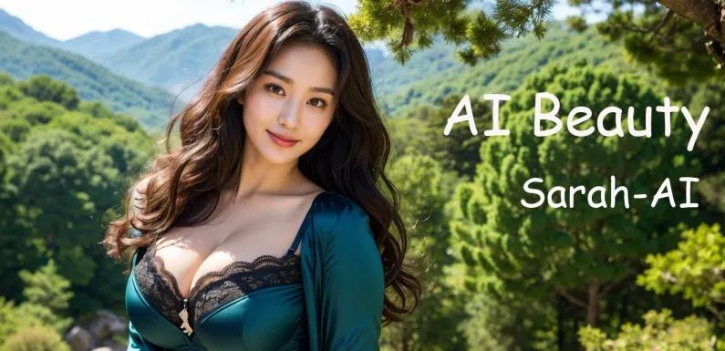 [4K] AI ART Korean Japanese Lookbook Model Al Art video-Majestic Mountains