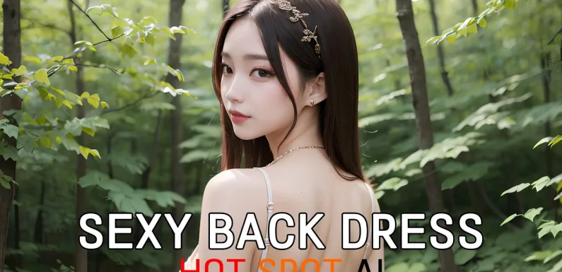 AI Art Lookbook – Girlfriend in a Sexy Back Dress 4K – AI Beauty Girl