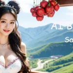 [4K] AI ART Korean Japanese Lookbook Model Al Art video-Majestic Mountain Views