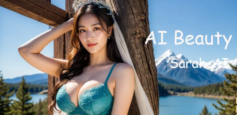 [4K] AI ART Korean Japanese Lookbook Model Al Art video-Snowy Mountains