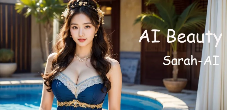 [4K] AI ART Korean Japanese Lookbook Model Al Art video-Desert Oasis 1