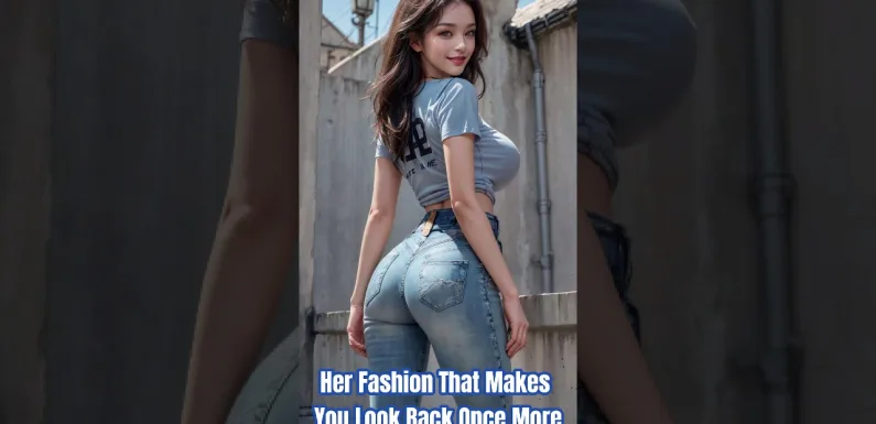 4k, AI Art Lookbook, “Her Fashion That Makes You Look Back Once More” #shorts