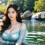 [4K] AI ART Korean Japanese Lookbook Model Al Art video-Serene Lake