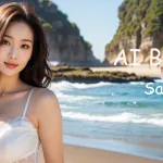 [4K] AI ART Korean Japanese Lookbook Model Al Art video-Seaside Escape