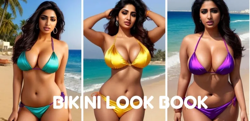 4K AI Bikini Lookbook | Plus Size Models | #bikini #ai