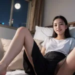 [4k ai lookbook] She has pretty legs