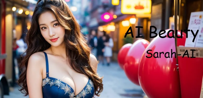 [4K] AI ART Korean Japanese Lookbook Model Al Art video-Bustling Streets