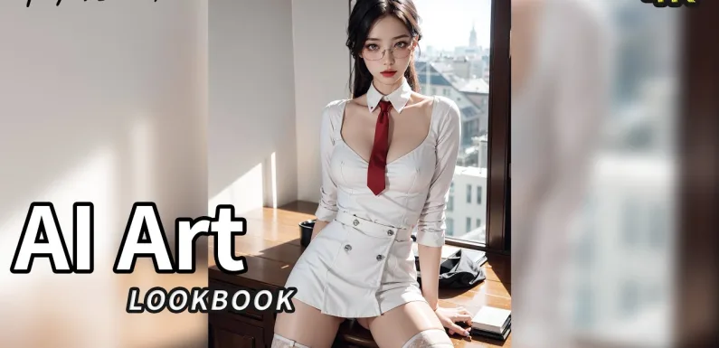 [4K Ai LookBook] Tokyo Photography – Beautiful Miss in the Office