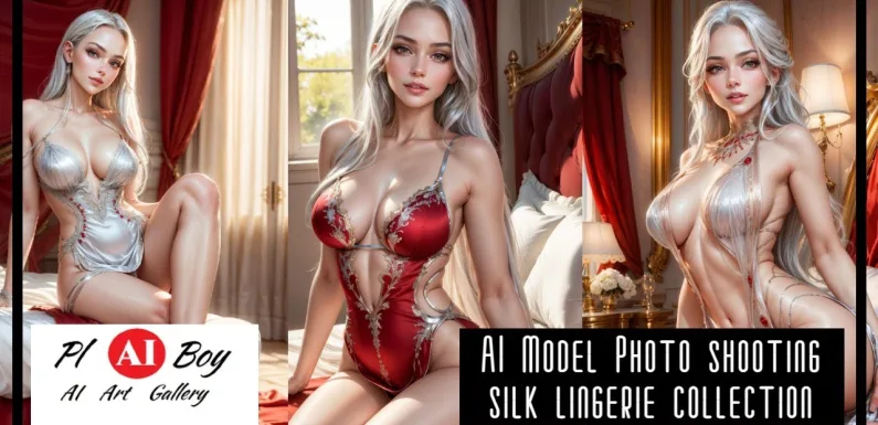 4K AI LOOKBOOK | AI Models | AI Model Photo Shooting – Silk Lingerie Collection 4K