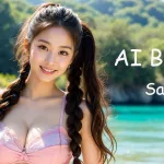 [4K] AI ART Korean Japanese Lookbook Model Al Art video-Sai Kung National Park