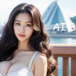 [4K] AI ART Korean Japanese Lookbook Model Al Art video-Incheon Bridge