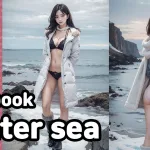 4k ai art | 겨울 바다 AI 룩북 | Winter sea ai lookbook