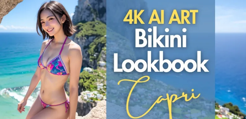 [4K] AI ART video – Japanese Model Lookbook – Capri