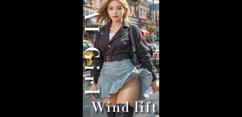 4K AI ART Lookbook What a street looks like when it’s windy