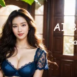 [4K] AI ART Korean Japanese Lookbook Model Al Art video-Floral Paradise