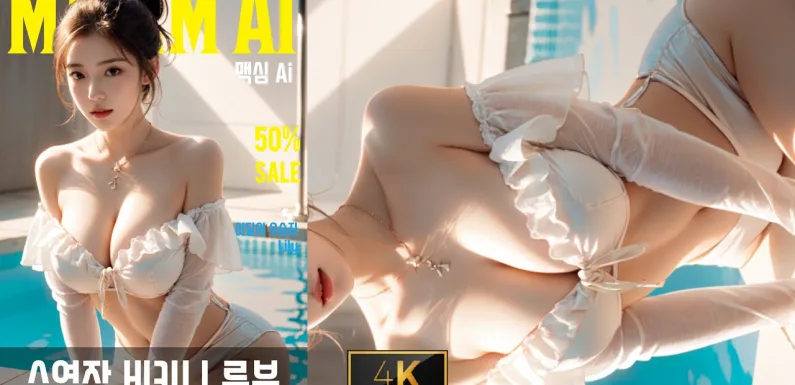 Ai Art Lookbook 4K || 수영복 비키니 룩북 || Sexy korean girl underwear #bikini #ai룩북 #aigirl #lingerie