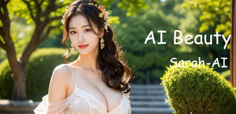 [4K] AI ART Korean Japanese Lookbook Model Al Art video-Lush Greenery