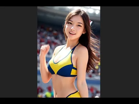 [4K Ai art] | EP-12 | cheer leader Concept | Lookbook Amazing | In Stadium |