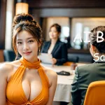 [4K] AI ART Korean Japanese Lookbook Model Al Art video-Office Meeting