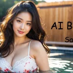 [4K] AI ART Korean Japanese Lookbook Model Al Art video-Soothing Hot Springs
