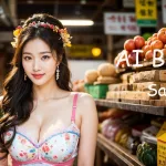 [4K] AI ART Korean Japanese Lookbook Model Al Art video-Bustling Fish Markets