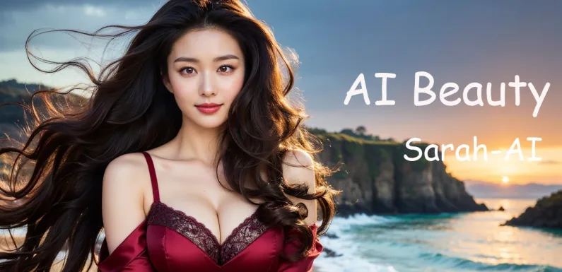 [4K] AI ART Korean Japanese Lookbook Model Al Art video-Rugged Coast