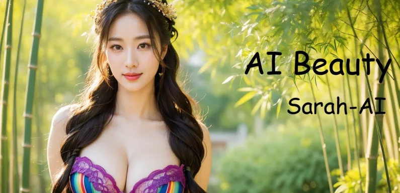 [4K] AI ART Korean Japanese Lookbook Model Al Art video-Enchanting Bamboo Grove